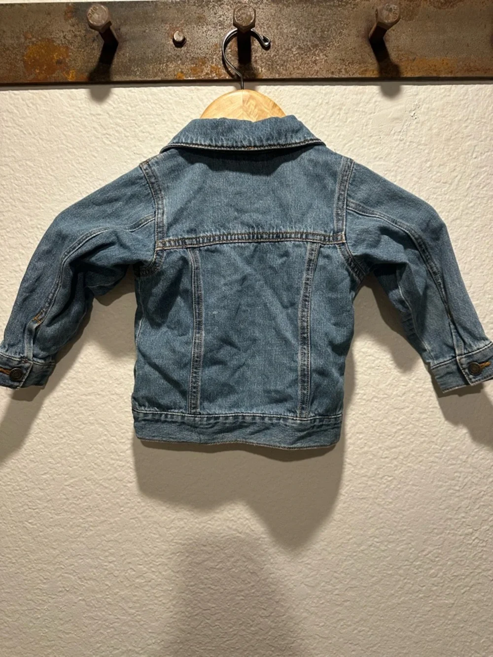 Carter's Denim‎ Jacket Toddler 2T Blue Classic Button Front Trucker Jacket